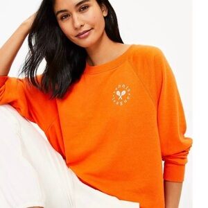 Lou & Grey Orange tennis league 🎾 sweatshirt